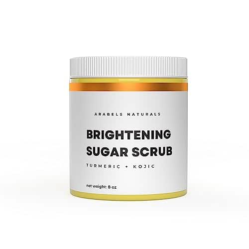 TURMERIC BRIGHTENING SCRUB, Skin Brightening Sugar Scrub