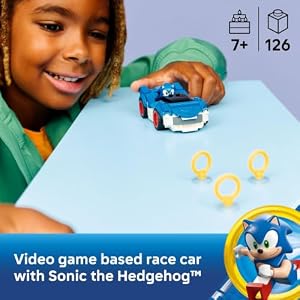 LEGO Sonic the Hedgehog Sonic: Speedster Lightning 77117 | Building Toys for Boys & Girls, Ages 7+, Sonic Toy for Kids, Includes Sonic Minifigure, 126 Pieces, Gift for Birthdays — photo 2 of 6