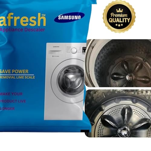 Image of Samsung Washing Machine Drum Cleaning Powder Compatible For Samsung Washing Machine Front Load And Top Load,Washing Machine Cleaning Powder,Drum Cleaner Descaling Powder -100 Gm