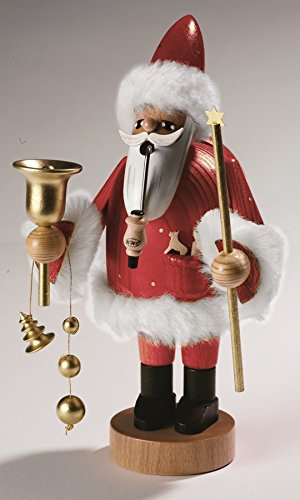 Rudolphs Schatzkiste Smoking figure Santa Claus red 18 cm smoke figure Räuchermännel smoking man Erzgebirge