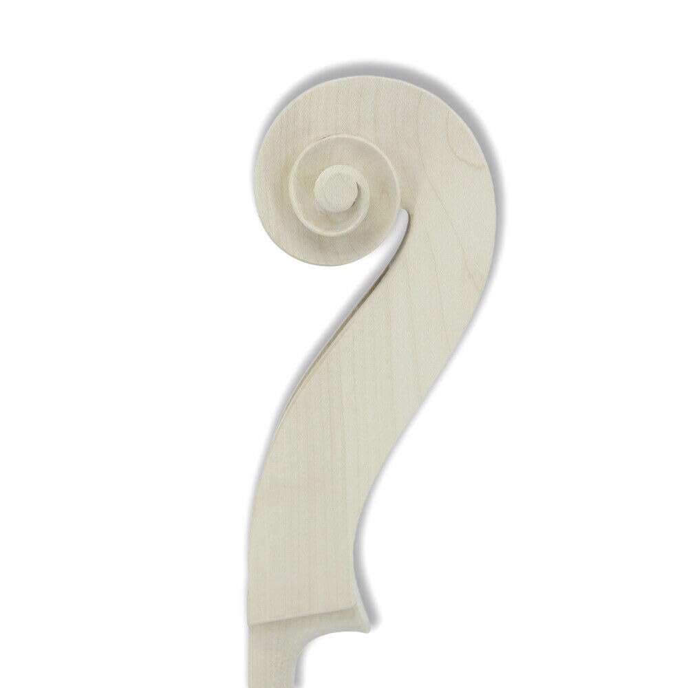 Nuevo mástil de arce para contrabajo de tamaño 3/4 para una construcción superior de instrumentos musicales de bricolaje (tamaño 3/4)