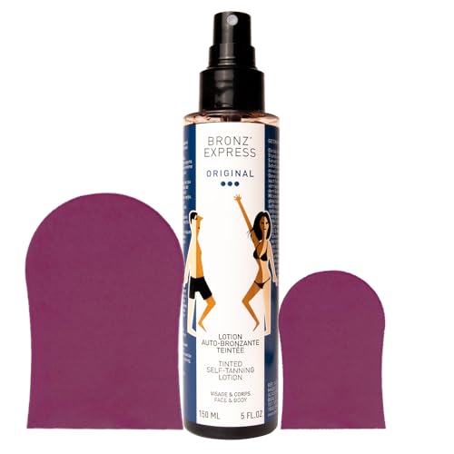 Academie Bronz'Express Selbstbräuner Lotion 100ml + Applikator für Körper & Gesicht