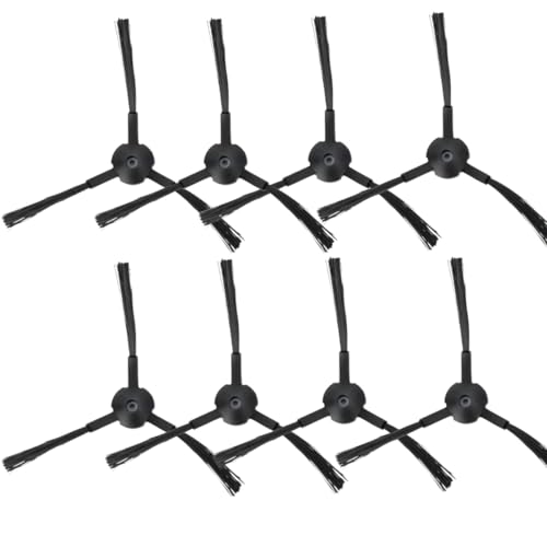 Beufee 8Pcs Side Brush Replacement Parts, Replacement Side Brushes Fit for Ilife V3s 3Spro A4 A4S A6 5V 5Spro Robot Vacuum Cleaner Accessories