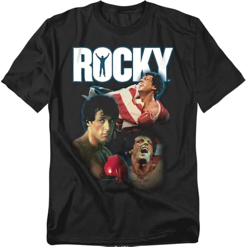 Popfunk Rocky Logo I Did It! Unisex Adult T-Shirt - Large - Black