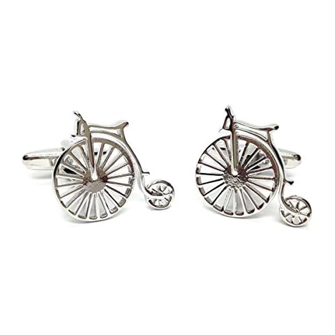 Penny Farthing Cufflinks in Gift Box Cover