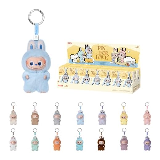 POP MART The Monster PIN for Love Series - Vinyl Plush Pendant Blind Box (A-M), Labubu Collectible Toys, Holiday Birthday Gifts for Girls and Boys, Whole Set