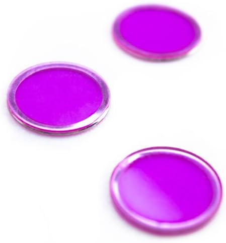 Miniatura 8 de Paquete de 300 fichas de bingo insertadas de metal, elige entre 4 colores