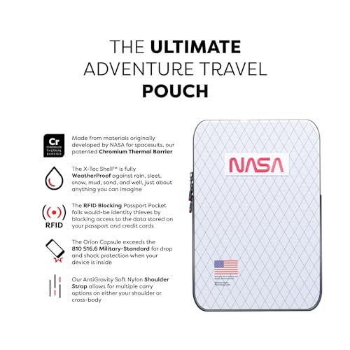 PHOOZY Orion Thermal Phone Pouch with NASA Insulation Technology - Insulated Case for Cold Weather Extends Battery Life 4X - Sauna Protector for Heat and Extreme Conditions - Space White