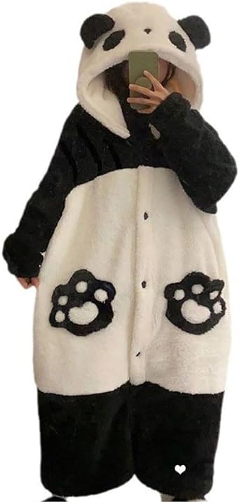 Wearable Panda Blanket Hoodie for Adults, Oversized Warm Cozy Panda Blanket Sweatshirt for Adult Men Women