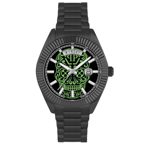 Philipp Plein Men Analogue Quartz Watch Date Superlative Gent