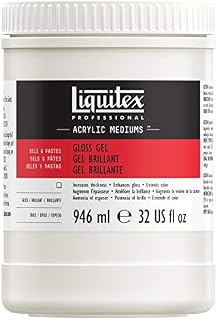 Liquitex Professional Acrylic Medium for Arcylic Paint, Gloss Gel, 946 ml
