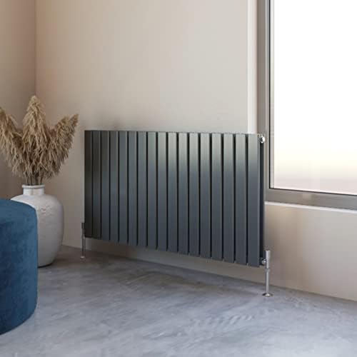 Flat Panel Radiator 600x612mm Horizontal Design Single Tall Upright Anthracite Central Heating Rad