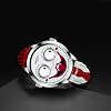 NIBOSI Watches for Men Analog Quartz Clown Dial Wrist Watches Unique Weird Fashion Cool Watch Waterproof Leather Strap Men's Watches