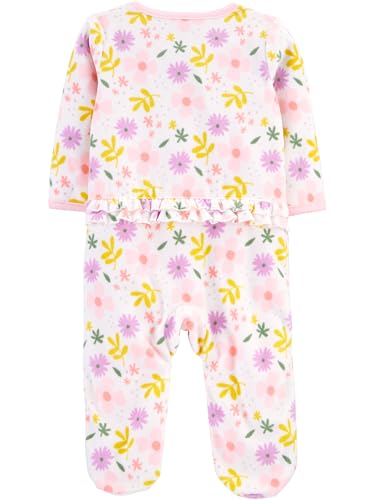 image for Simple Joys by Carter's Baby Girls' Fleece Footed Sleep and Play, Pack