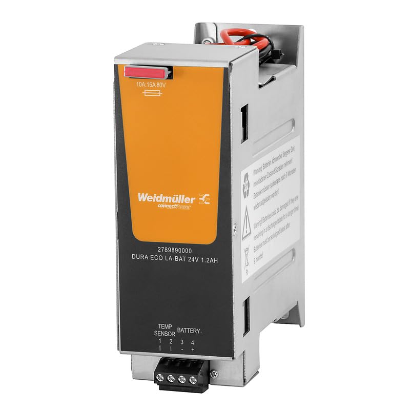 Plus de coupure réseau avec la batterie WEIDMÜLLER DURA ECO LA-BAT 24 V 1,2 Ah