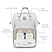 HaloVa Diaper Bag, Baby Daddy Mommy Travel Backpack with Wet Cloth, Tissues, Bottle Pockets, with Stroller Straps