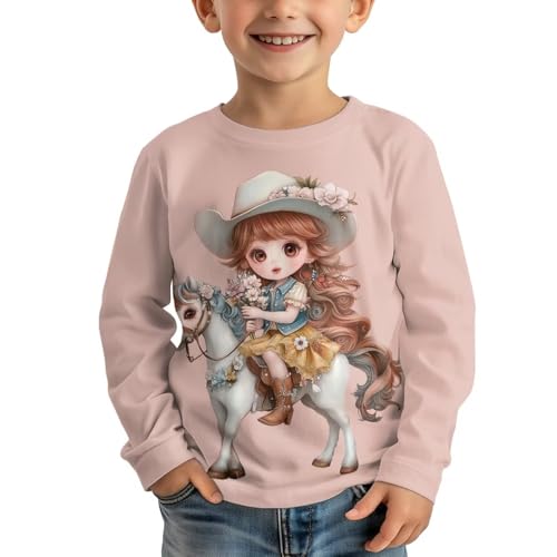 Image of Uourmeti Teens Girls Long Sleeve T Shirts Fall Outfits Boys Active Sportswear Running Tops