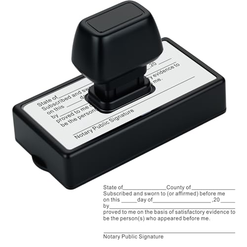 Notary Stamps, Self-Inking Notary Jurat Stamp