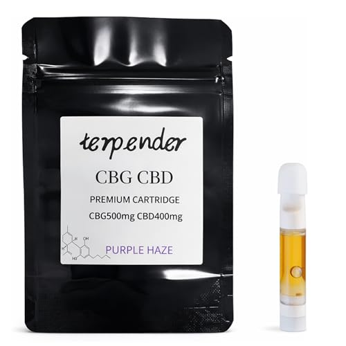 terpender (�����Z�x) CBG CBD ���L�b�h 90% 1ppm �V��Ή� CBG50% CBD40% �e���y�� �J�[�g���b�W �d�q�^�o�R VAPE 510�K�i ���{�� �։� (Puple haze)