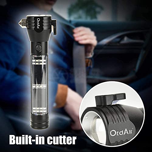 Otdair Led Flashlight Solar Power Flashlight, Ultra Bright Flashlight, High Lumens, Usb Rechargeable, 5 Modes For Outdoor,Camping, Hiking 2Pack #TOP6