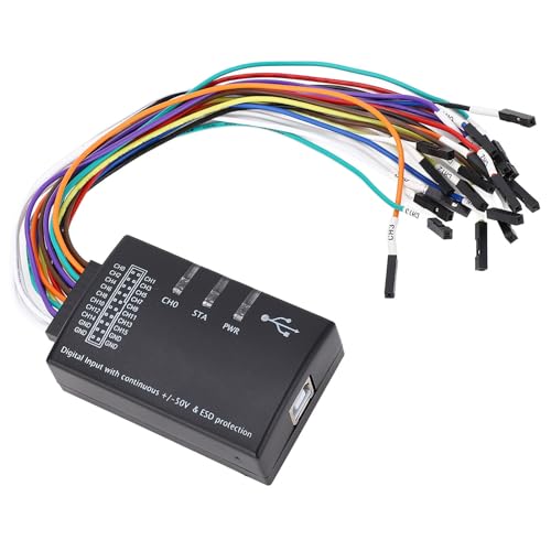 16-Kanal-Logikanalysator, 100 M Abtastrate, USB-Logikanalysatorgerät, Breite Kompatibilität für