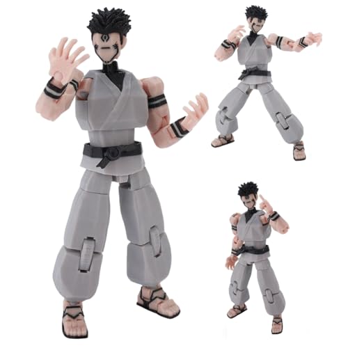 YLQANONG JJK Figures Choso Geto Suguru Ryomen Sukuna Anime Figure 3D Printed Movable Joints Interchangeable Prats Makora Anime Action Figurine