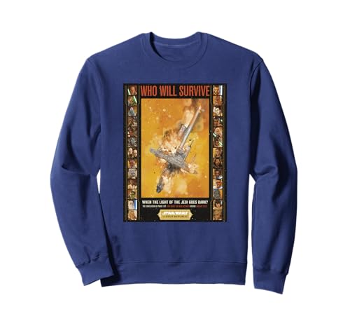 Sweatshirt Star Wars High Republic au graphisme affiche Who Will Survive haute fidélité