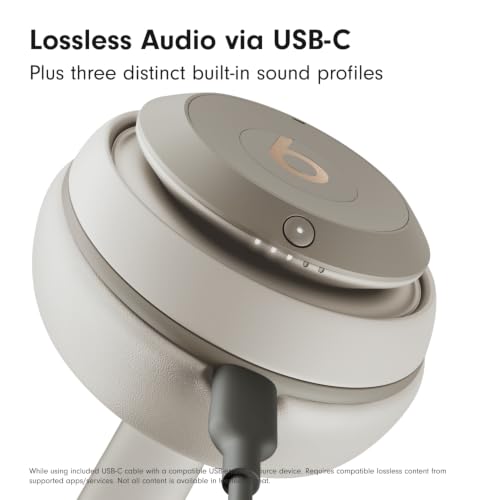 Image of Beats Studio Pro Premium Wireless Over-Ear Headphones- Up to 40-Hour Battery Life, Active Noise Cancelling, Great for Travel & Commuting, USB-C Lossless Audio - Amazon Exclusive Khaki