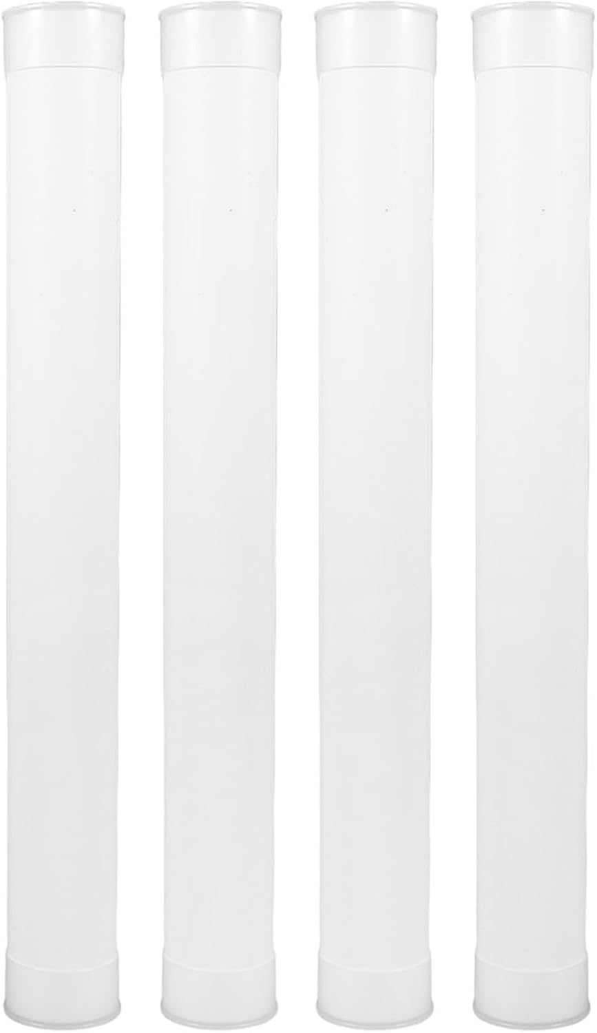 Ipetboom 4pcs Plastic Shipping Tubes, Rigid Poster Mailing Cylinders 41cm