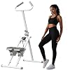 Vertical Climber Exercise Machine - Foldable Mountain Climbing Machine with LCD for Full Body Workout, Fitness Step Pedals, Cardio Home Gym Equipment