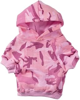 Casual Canine Camo Hoodie for Dogs, 24" XXL, Pink