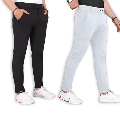 Image of Men's Stylish Slim Fit Trousers for Office and Casual Wear | Versatile Men's Trousers | Ideal for Formal Events and Everyday Casual Wear