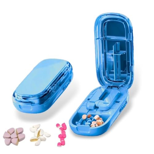 Diamerd Multiple Pill Cutter Crusher Splitter for Small or Large Big Pills 1/4 Round or Oblong Pills