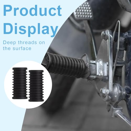 WeddHuis 2er Set Motorrad-Schalthebel-Schutzkappen, Universelle Rutschfeste Gummi-Schalthebelabdeckungen, Passend für die Meisten Motorräder und Roller