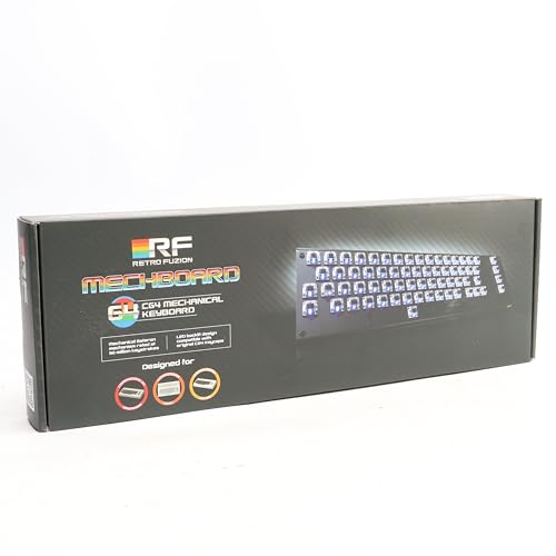 Clavier mécanique Mechboard 64 ravivez la nostalgie du Commodore 64 avec des LED bleues