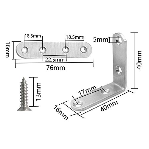 Gativs Staffe Angolari 90 Gradi Supporti Angolo