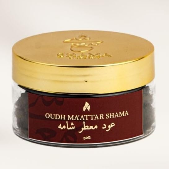 Shama Oudh Ma'attar 50gm مؤسسة الشمع عود معطر ٥٠ ج