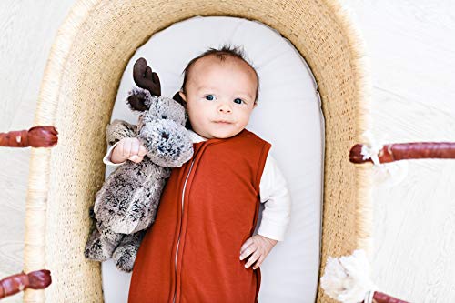 Image of Copper Pearl Baby Sleep Sack, Rust - Wearable Blanket for 6-12 Months, Sleeveless Sleep Sack for Baby Boy or Girl