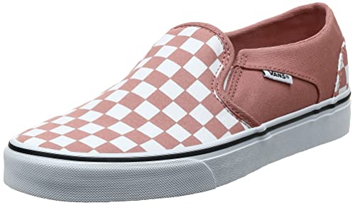 Vans Damen Asher Sneaker, Schachbrett Rose Dawn Weiß, 39 EU