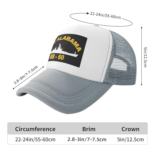 Gorra Trucker Snapback USS Alabama Bb-60 miniatura 6