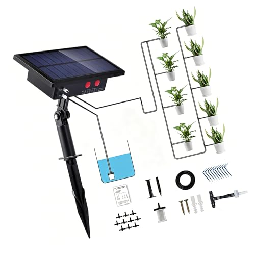 Irrigation électrique solaire 10 pots à débit de 400ml de haute précision - 6