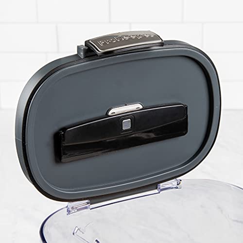 Image of ProKeeper+ by Progressive International Clear Plastic Airtight Food Baker's Kitchen Storage Organization Container Canister Set with Magnetic Accessories (Flour 4-Quart)