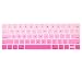 ProElife 2016-NEW Ultra Thin Silicone Keyboard Cover Skin for MacBook Pro 13" (A1706) MacBookPro 15" (A1707) with Multi-Touch Bar and Retina (1 pcs keyboard cover, Fade in Pink)