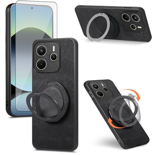 Coque Xiaomi Redmi Note 14 4G béquille silicone antichoc pour un usage nomade