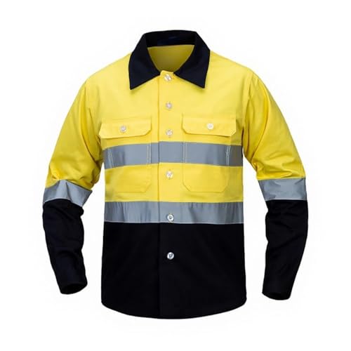 Camiseta de seguridad alta visibilidad bicolor manga larga Maizoon