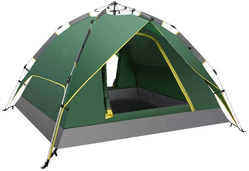 Tente camping 3-4 places automatique double toit imperméable