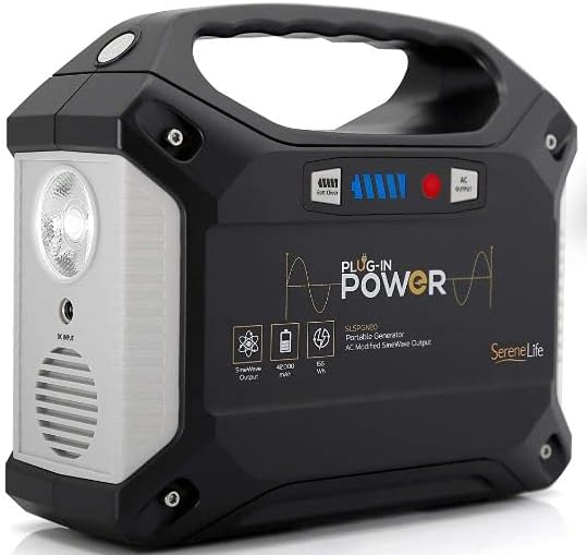 T POWER Charger for SereneLife Coolis FlashFish Chafon Aiper Portable Power Station CF-A30028 150Wh 155Wh 167Wh CPAP Battery Pack SLSPGN10 SLSPGN20 S320-UPGRADED Ac DC Adapter Power Supply