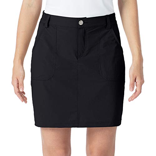 NAVISKIN Falda de Tenis de Golf para Mujer con Pantalón Interior Deportivo,Nero,M
