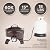Fire Sense 62133 Sporty Campfire Portable Fire Pit LPG Gas 60,000 BTU Outdoor Firepit Includes Propane Stand Included - Dark Bronze - Round - 15"