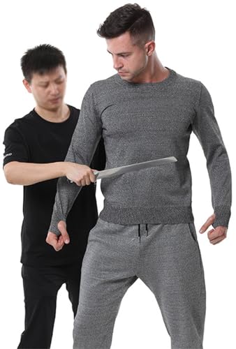 Vêtements De Coupe De Protection De Niveau 5,Gilets De Sécurité,Chemise À Manches Longues Vetement Anti Couteau T-Shirt Résistant Aux Coupures Protection Pour Coupe Et Manipulation Du Verre 2XL